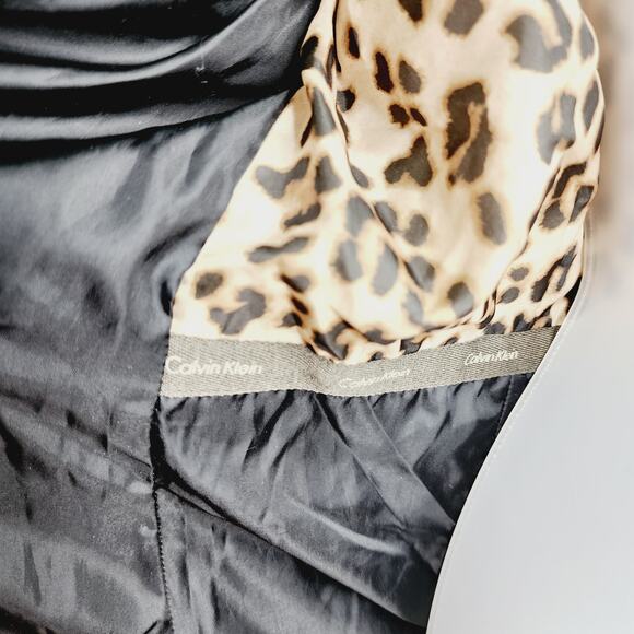 Calvin Klein Women's Black Down Puffer Zipper Front Jacket Size M Hooded - Picture 13 of 16